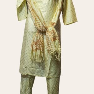 Rayon Embroidery Kurti , Pant and Dupatta Set